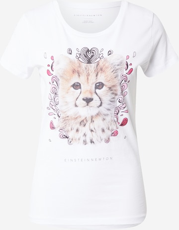 T-shirt 'Cheetha' EINSTEIN & NEWTON en blanc : devant