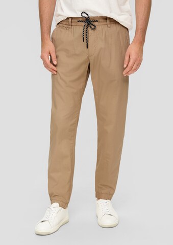 Effilé Pantalon chino 'Phoenix' s.Oliver en marron