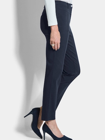 Coupe slim Pantalon Goldner en bleu