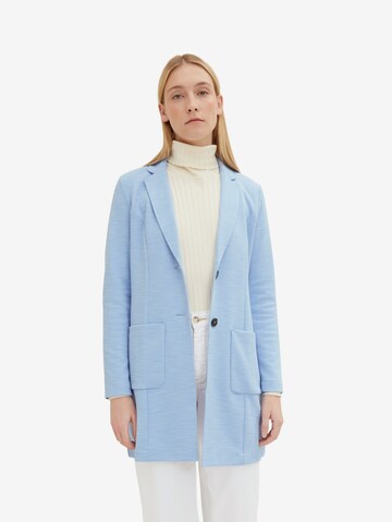 Manteau mi-saison TOM TAILOR en bleu : devant