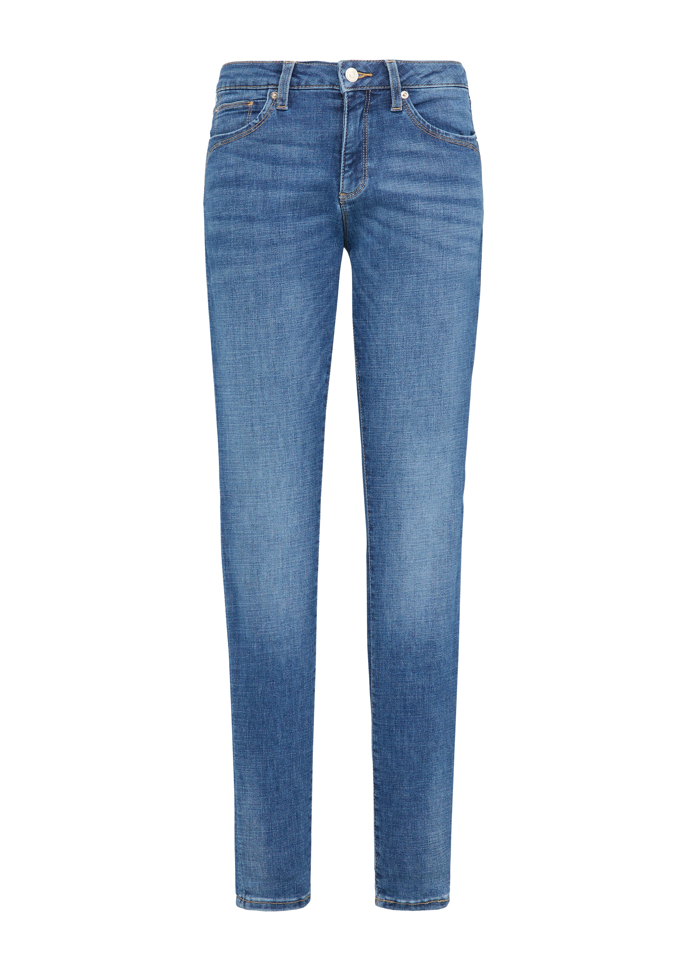 QS Skinny Jeans 'Sadie' in Blauw: voorkant