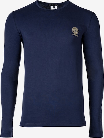 T-Shirt VERSACE en bleu : devant