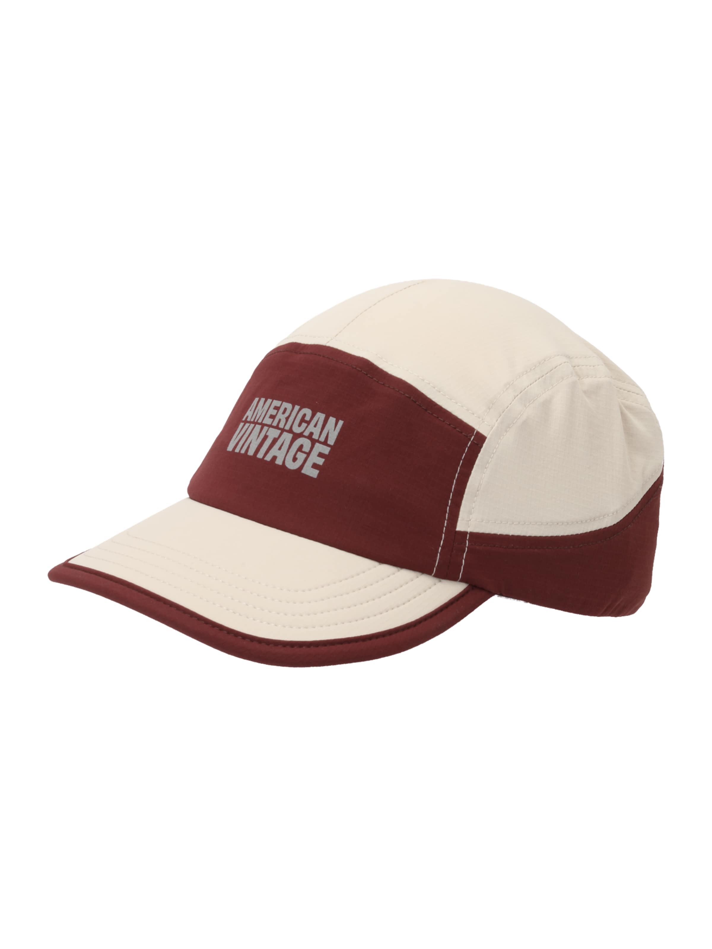 ekrü / szürke / sötétvörös AMERICAN VINTAGE Sapkák 'ZAXOO', Termék nézet