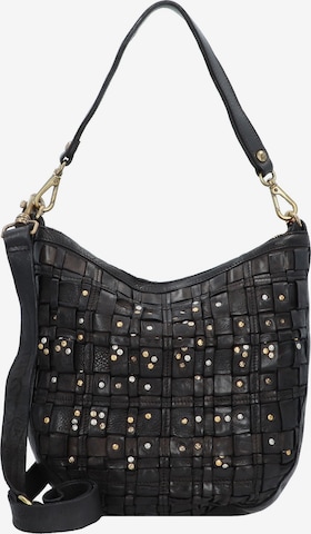 Campomaggi Shoulder Bag in Black: front