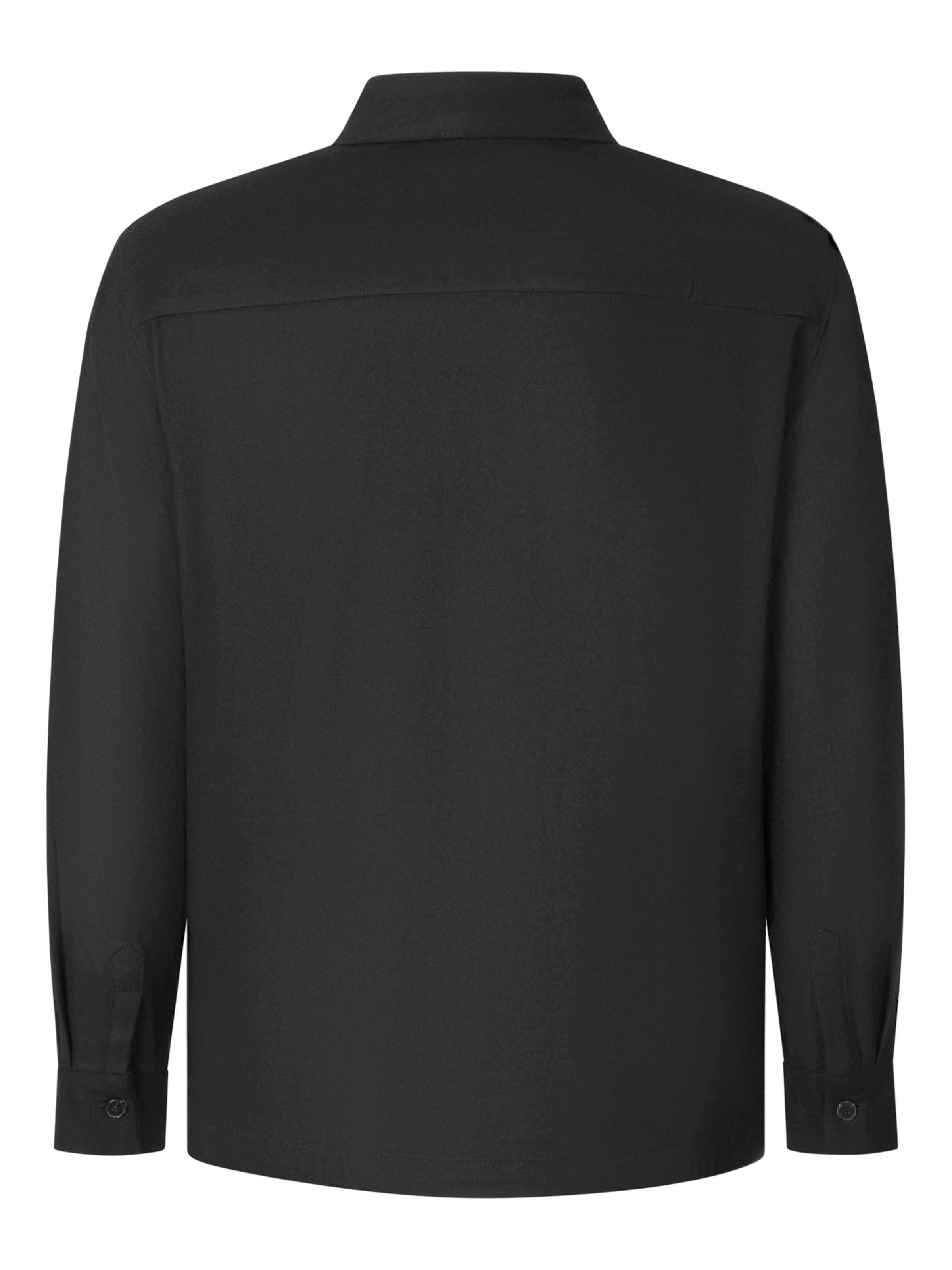 Karl Lagerfeld - Ajuste regular Camisa en negro: atrás
