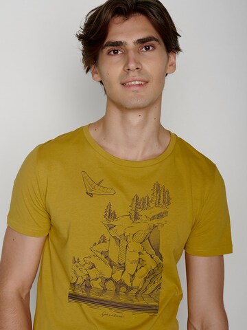 GREENBOMB Shirt 'Nature Sea Dragon' in Geel