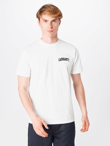 T-Shirt Carhartt WIP en blanc : devant