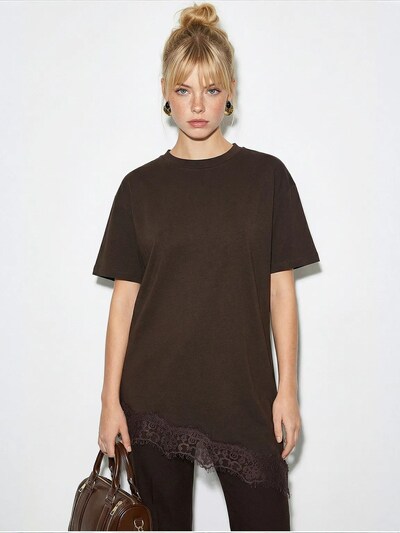 Bianco Lucci Shirt‌‌ in S in dunkelbraun, Produktansicht