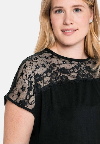 SHEEGO Bluse in Schwarz