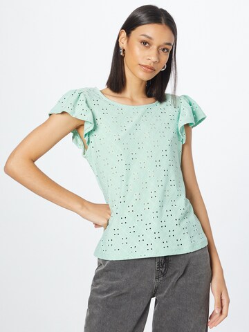 VILA Shirt 'Kawa' in Groen: voorkant