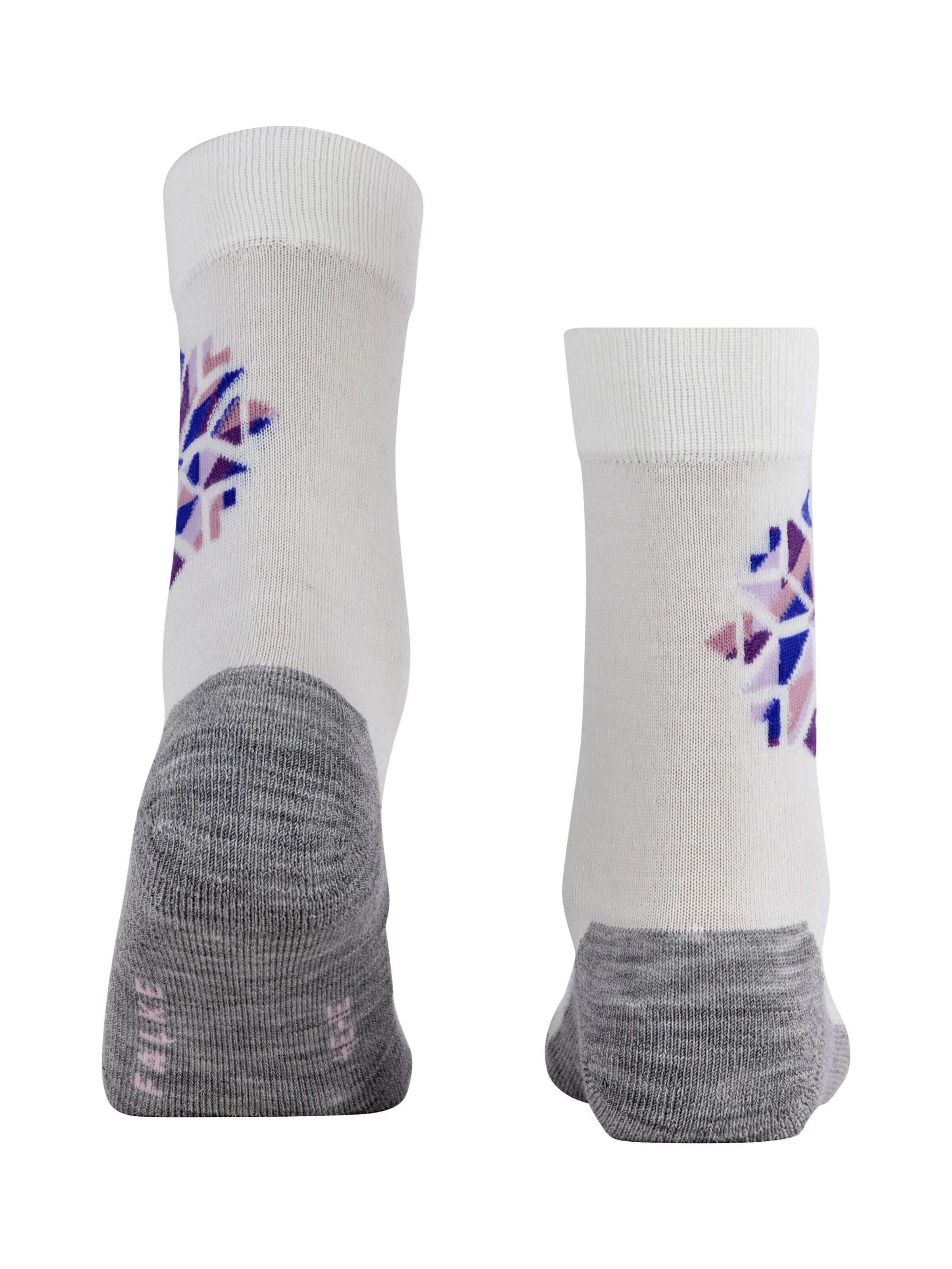 FALKE Socks 'Active Icy Snowstar' in White