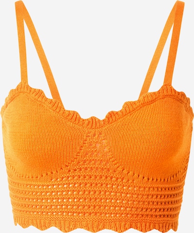 Monki Tops en tricot en orange, Vue avec produit