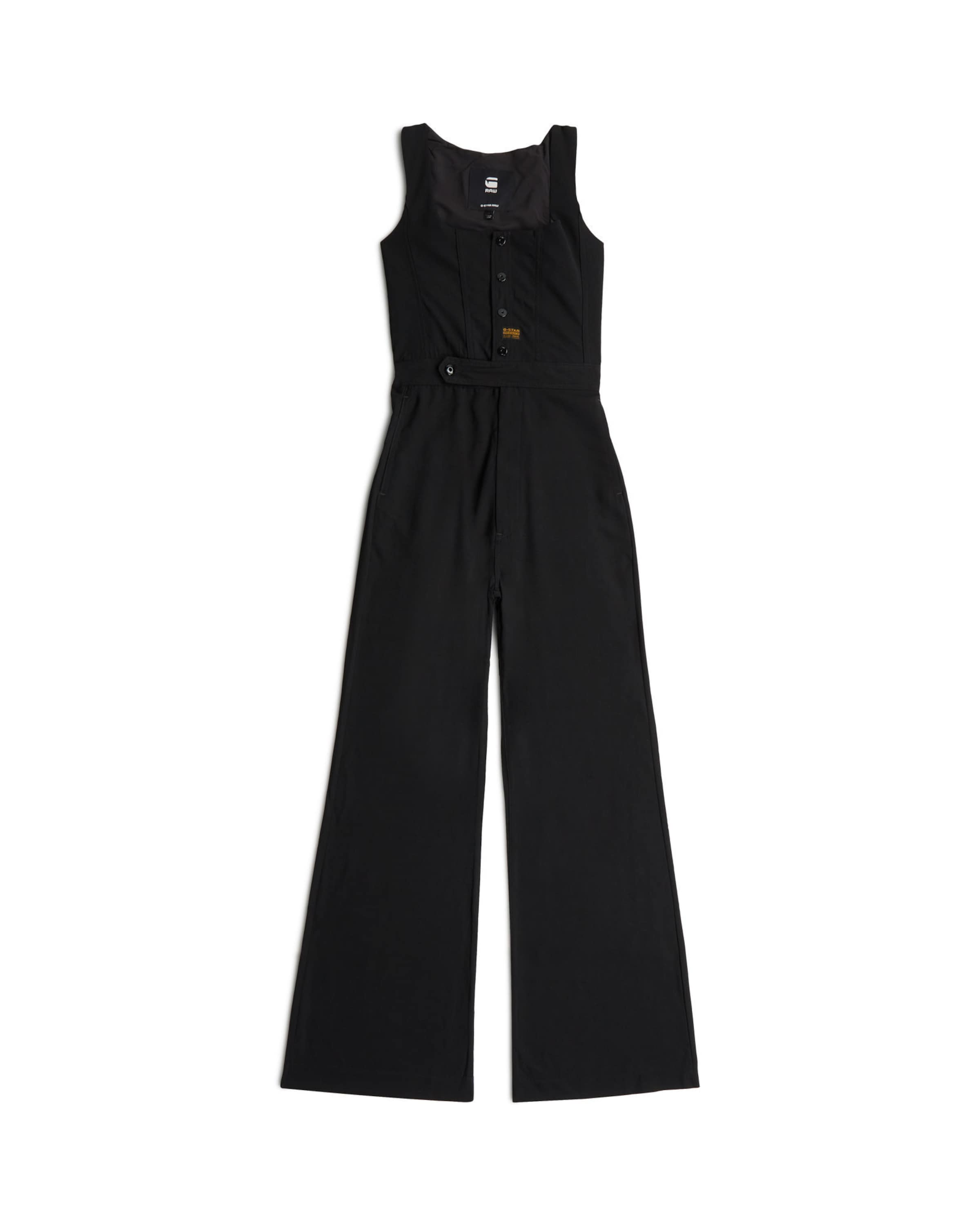 G-STAR Jumpsuit in Zwart: voorkant