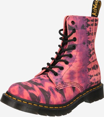 Bottines à lacets '1460' Dr. Martens en violet : devant