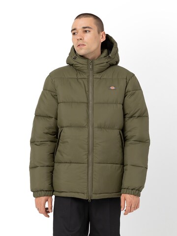 DICKIES Winter Jacket 'WALDENBURG ' in Green: front