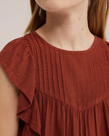 WE Fashion Блузка в Коричневый