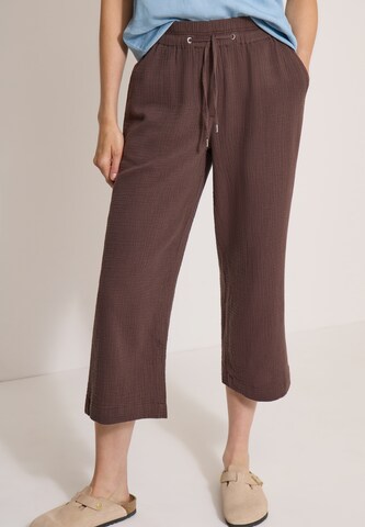 CECIL Wide Leg Hose in Braun