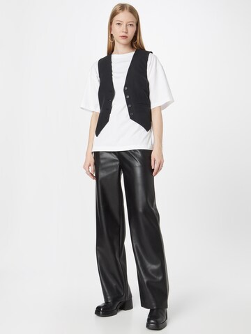 River Island Voľný strih Nohavice - Čierna