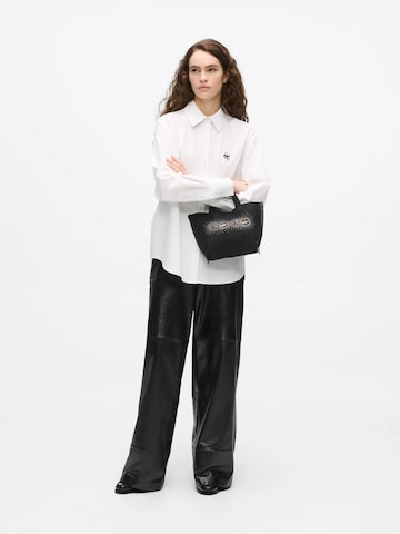 Karl Lagerfeld Shopper 'Ikon' in Schwarz