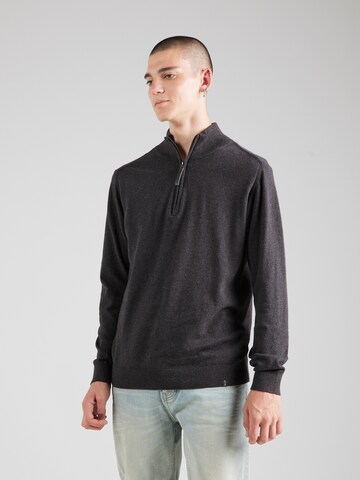 INDICODE JEANS Pulover 'Ancona' | siva barva: sprednja stran