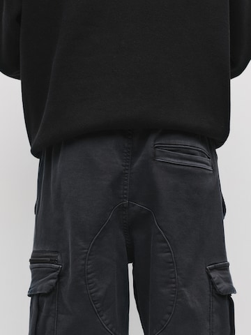 Effilé Pantalon cargo Pull&Bear en gris
