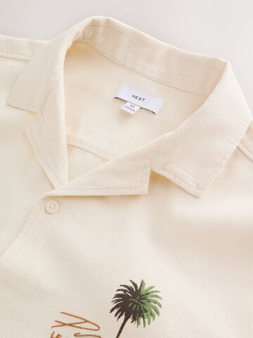 Coupe regular Chemise Next en blanc