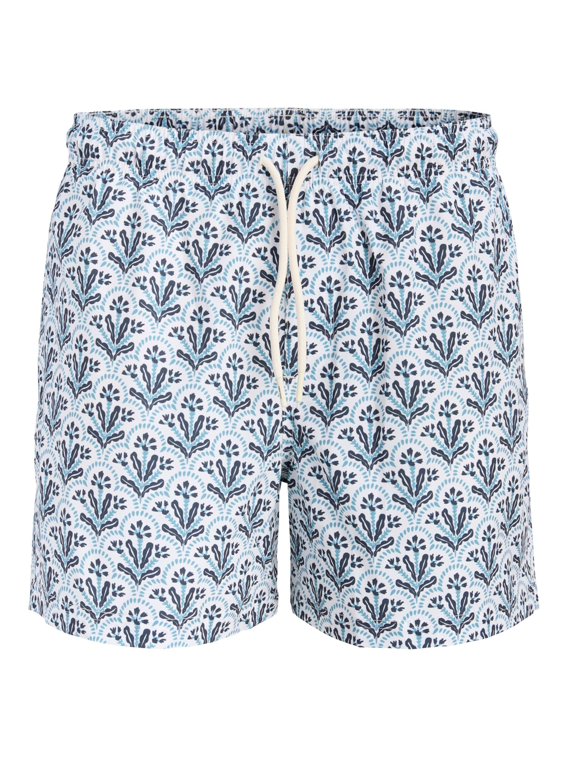 JACK & JONES Zwemshorts in Wit: voorkant