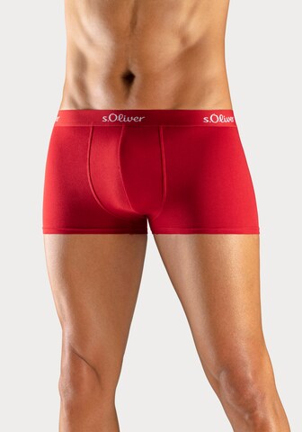 s.Oliver - Calzoncillo boxer en rojo: frente