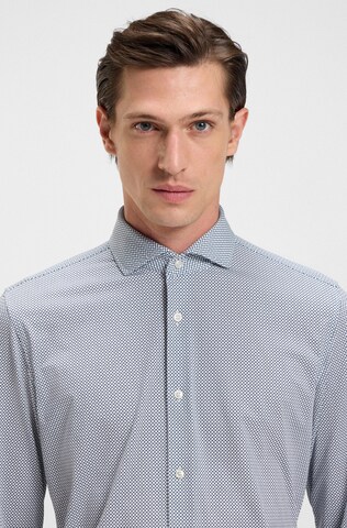 BOSS Regular fit Button Up Shirt in Blue