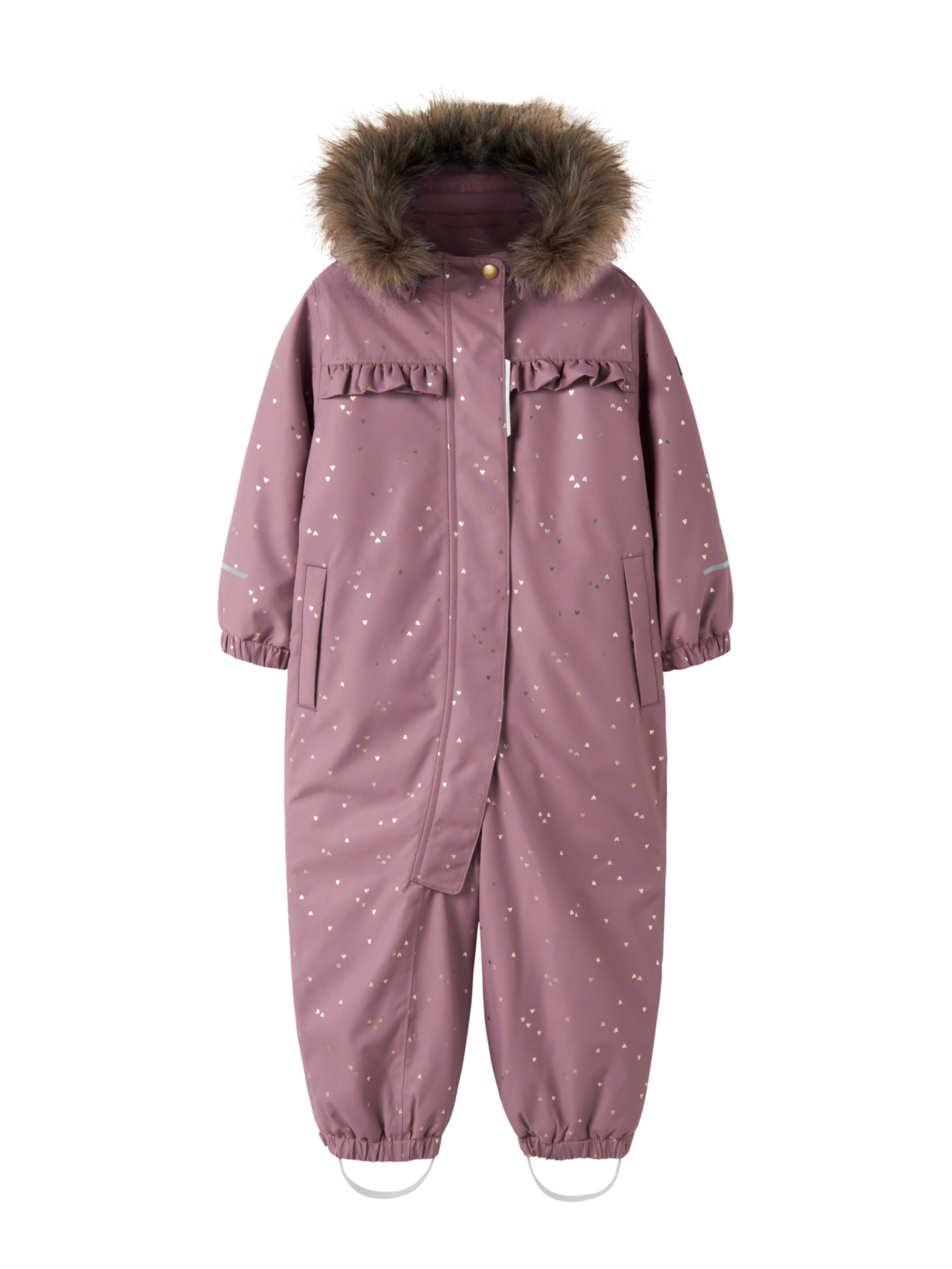 NAME IT Funktionsdräkt 'NMFSNOW10' i lila: framsida