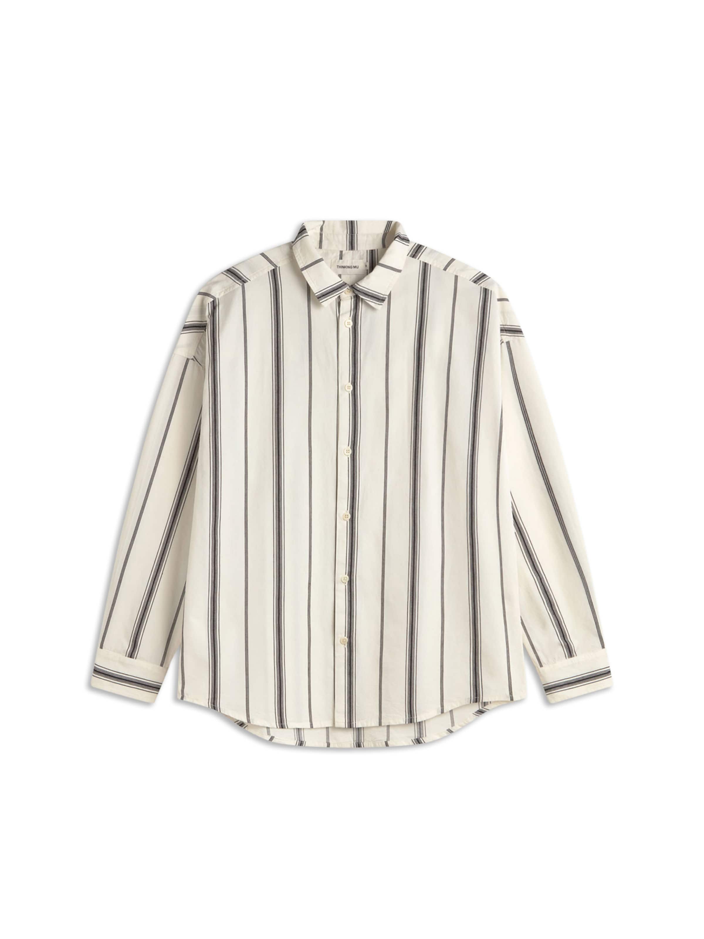 Thinking MU Regular fit Button Up Shirt 'Haru' in White: front
