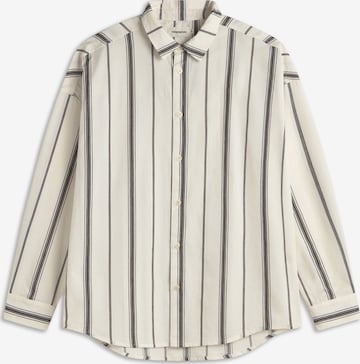 Comfort fit Camicia 'Haru' di Thinking MU in bianco: frontale