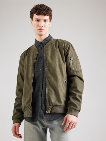 BLEND Between-season jacket 'BHEIGO' in Green: front