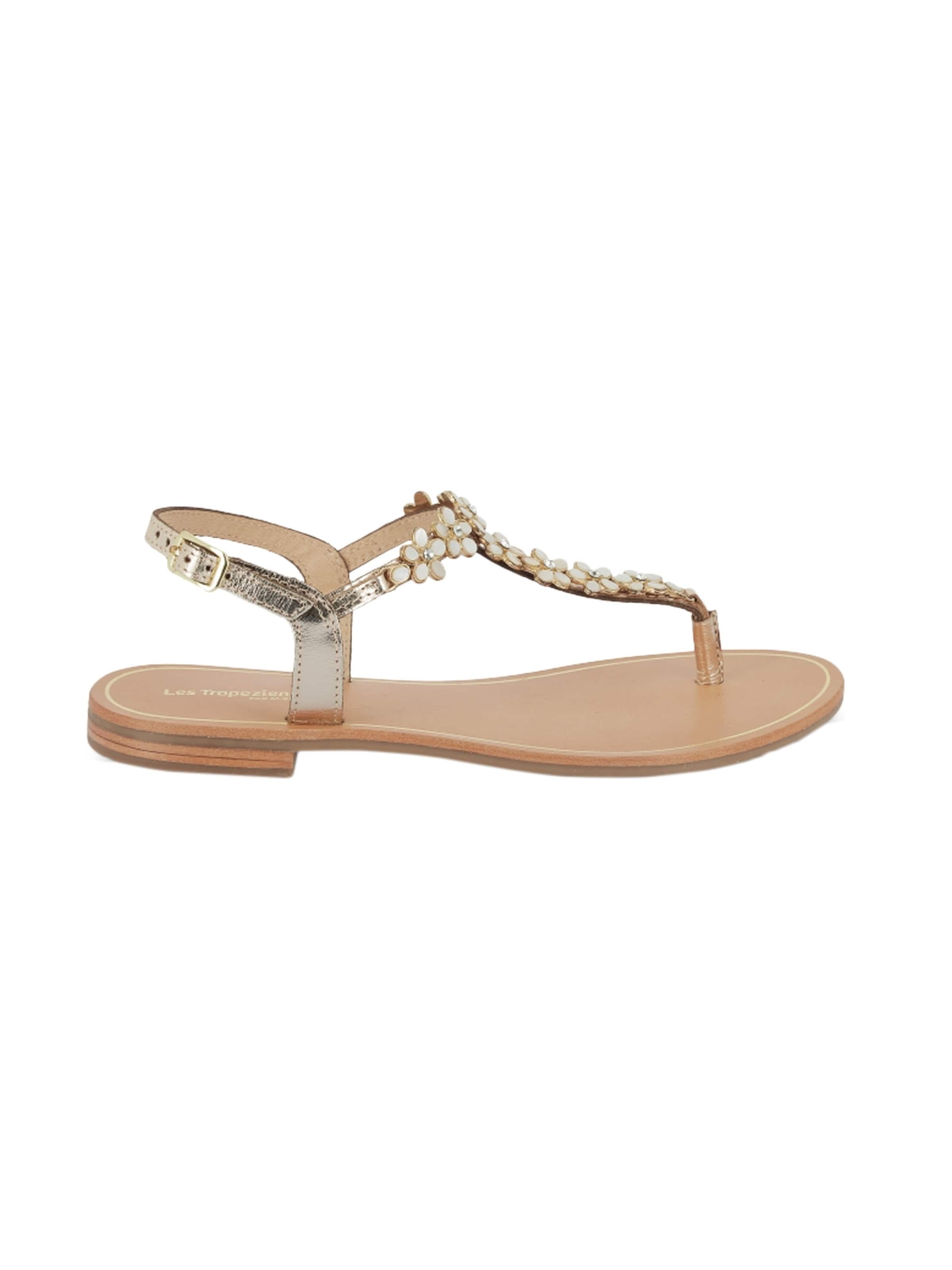Les Tropéziennes Sandals in Gold
