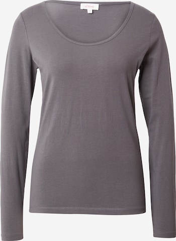 s.Oliver Shirt in Grey: front