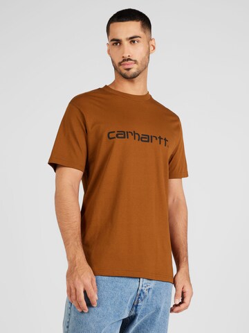 Carhartt WIP Shirt in Bruin: voorkant