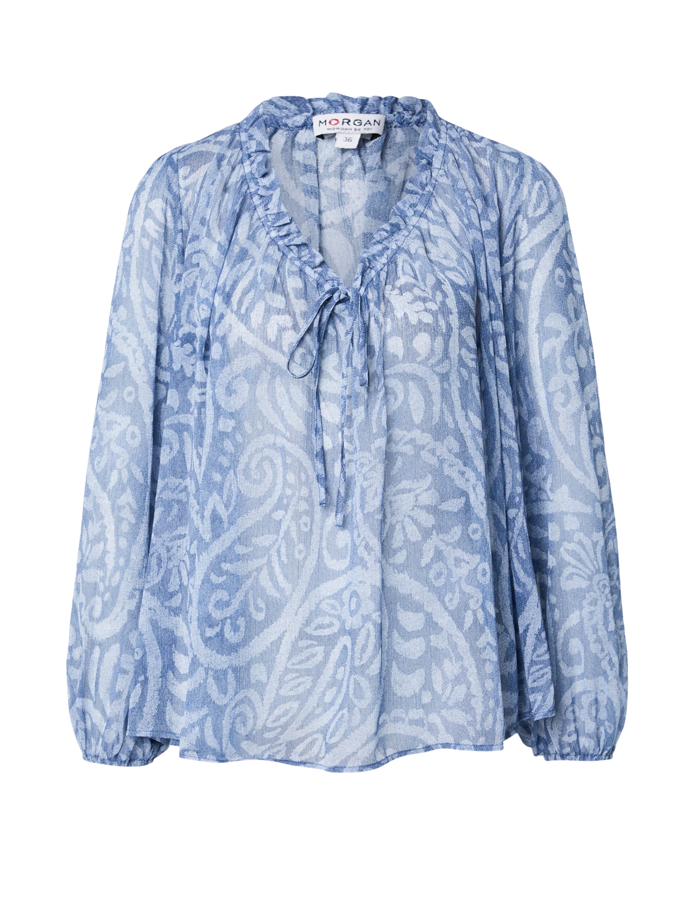 Camicia da donna '261-OSKO.F' di Morgan in blu: frontale