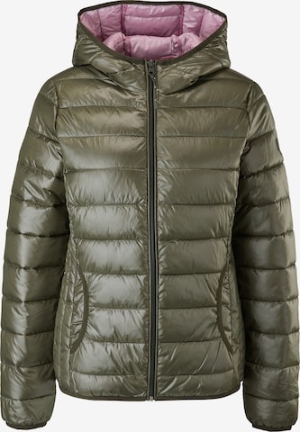 QS Between-Season Jacket in Green: front