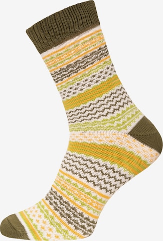 HomeOfSocks Socks 'HOS905' in Green: front