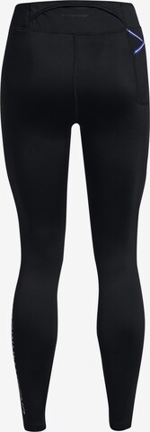 UNDER ARMOUR Skinny Sportbroek 'Qualifier Cold' in Zwart