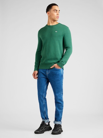 Tommy Jeans Trui 'ESSENTIALS' in Groen