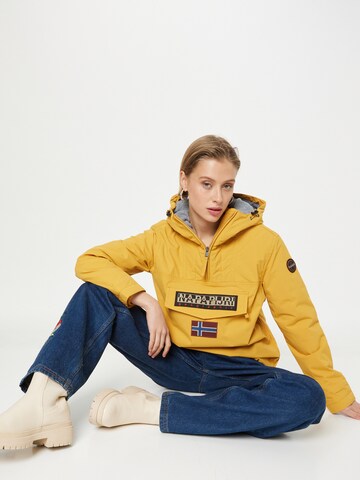 NAPAPIJRI Between-Season Jacket 'Rainforest' in Yellow