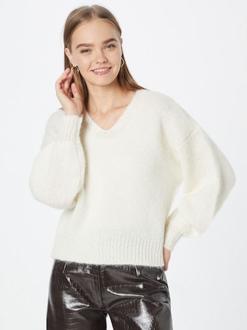 Y.A.S Sweater in White: front