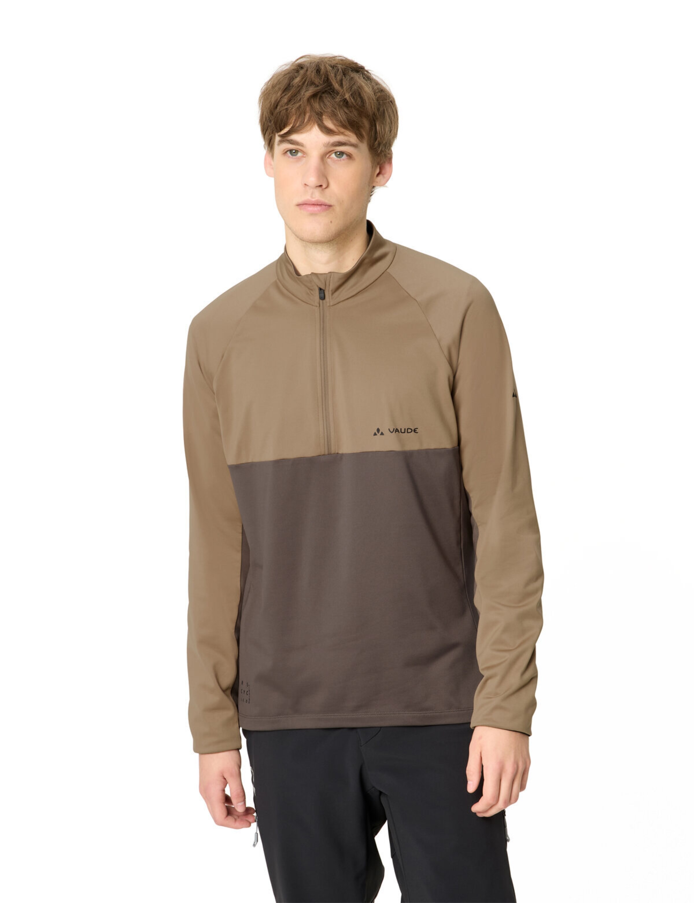 VAUDE Performance shirt 'Qimsa' in Beige: front
