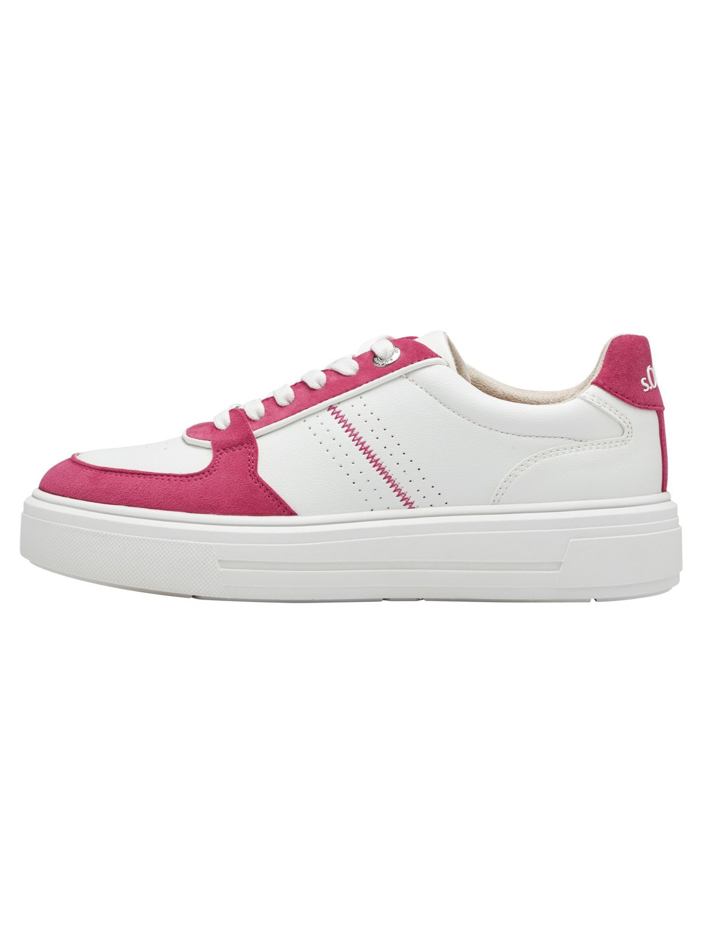 s.Oliver Platform trainers in White