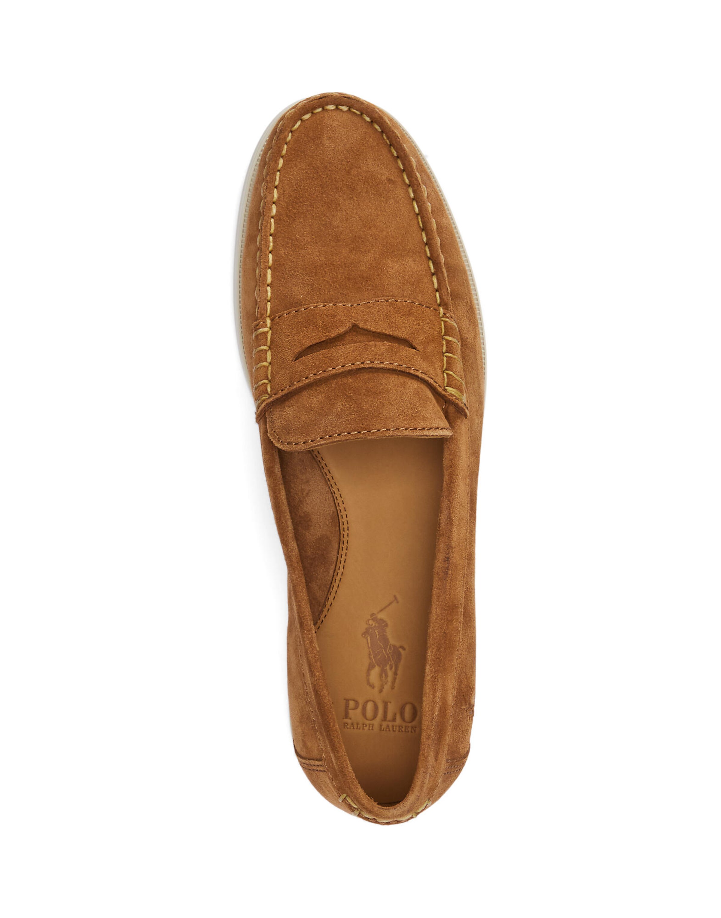 Mocasini 'MERTON' de la Polo Ralph Lauren pe maro