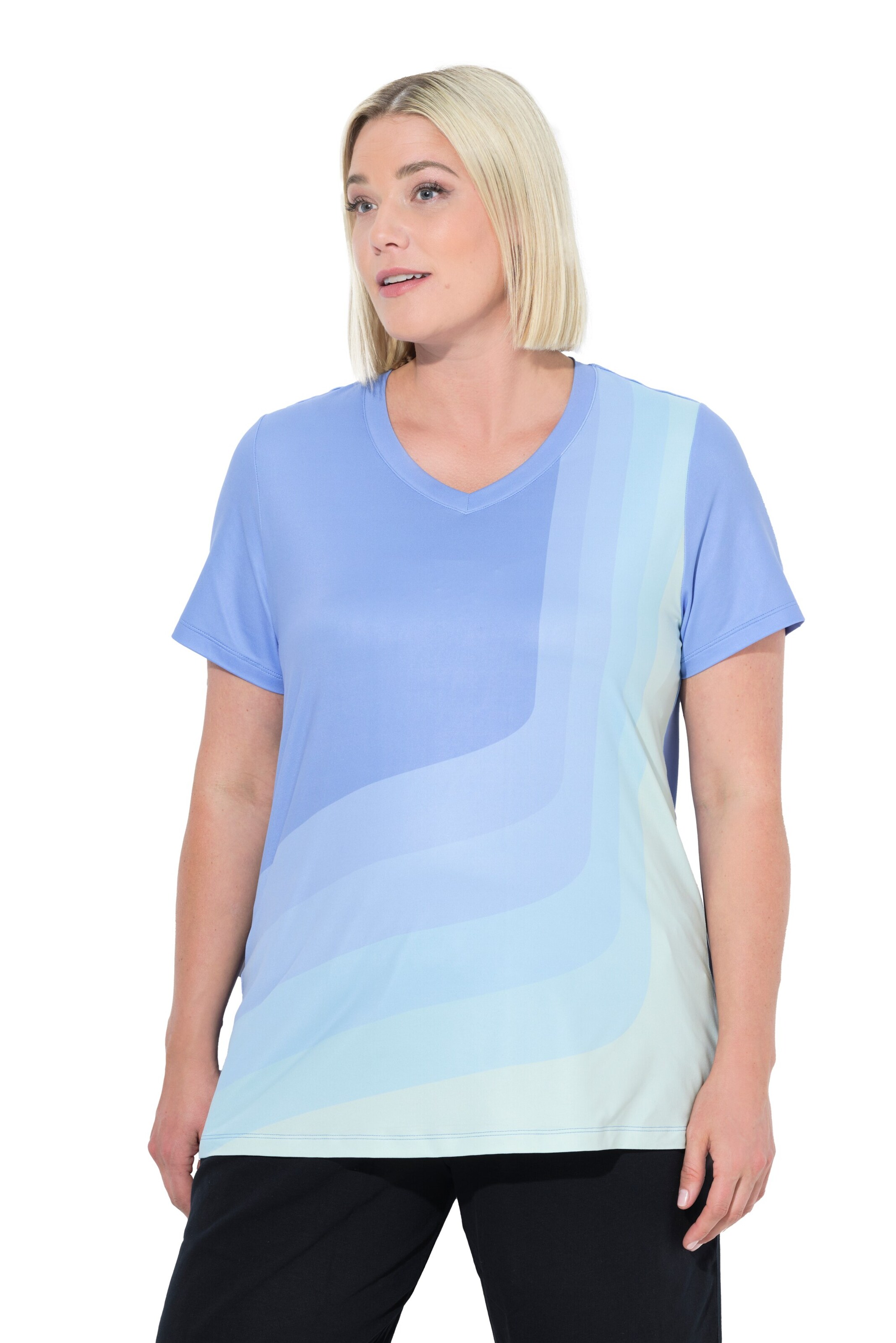 Ulla Popken Shirt in Blue: front