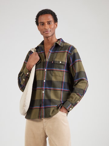 LEVI'S ® Regular fit Ing 'Jackson Worker' - zöld: elől