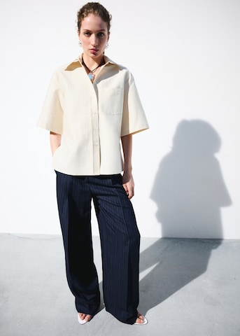 MANGO Bluse 'Beta' in Beige