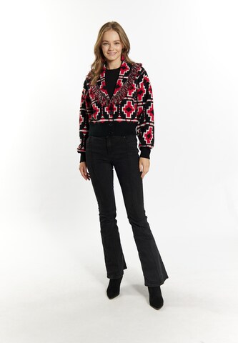 IZIA Knit Cardigan in Red